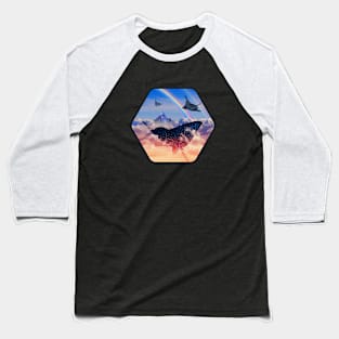 Cloud Rays Baseball T-Shirt